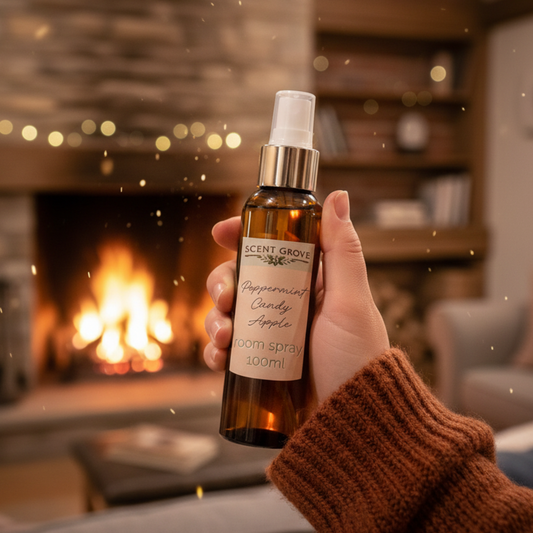 Peppermint Candy Apple Scented Air Freshener Spray multi purpose for car, home, room