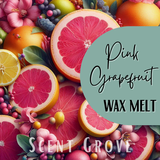 Pink Grapefruit scented soy wax melt