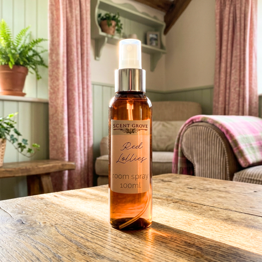 Red Lollies Scented Air Freshener Spray multi purpose for car, home, room