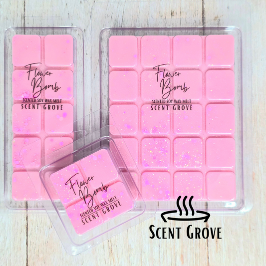 Flower Bomb inspired soy wax melt