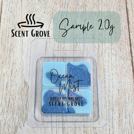 Ocean Mist scented soy wax melt