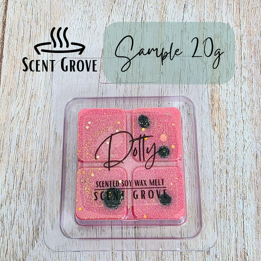 Dotty type scented soy wax melt
