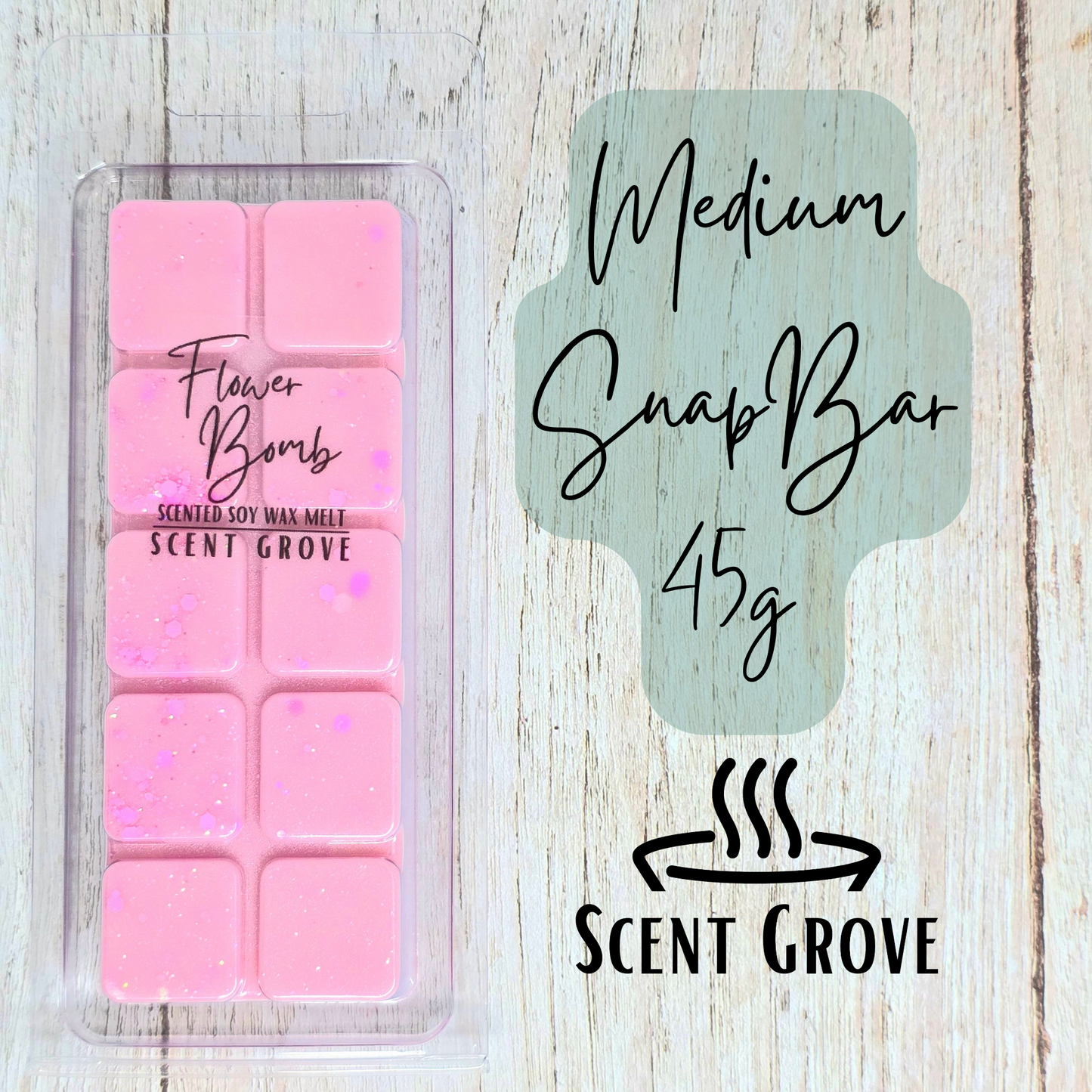Flower Bomb inspired soy wax melt