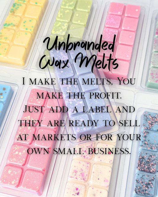 Unbranded "White Label" Wax Melts - in lots of 5
