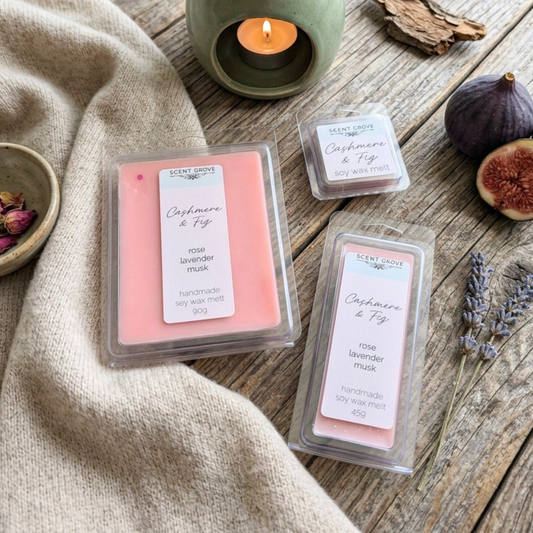Cashmere & Fig scented soy wax melt