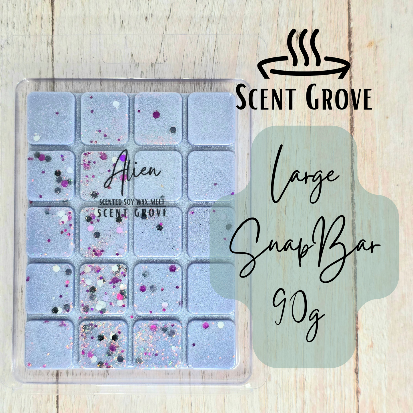 Alien inspired soy wax melt