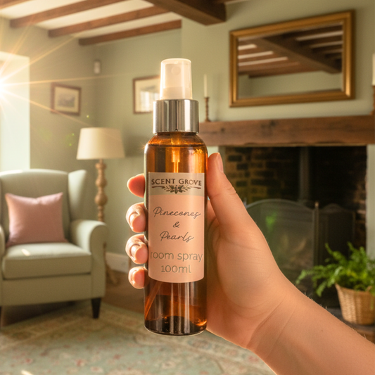 Pinecones & Pearls Scented Air Freshener Spray multi purpose for car, home, room