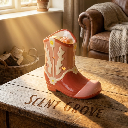 Cowboy Boot Oil Burner and Wax Warmer