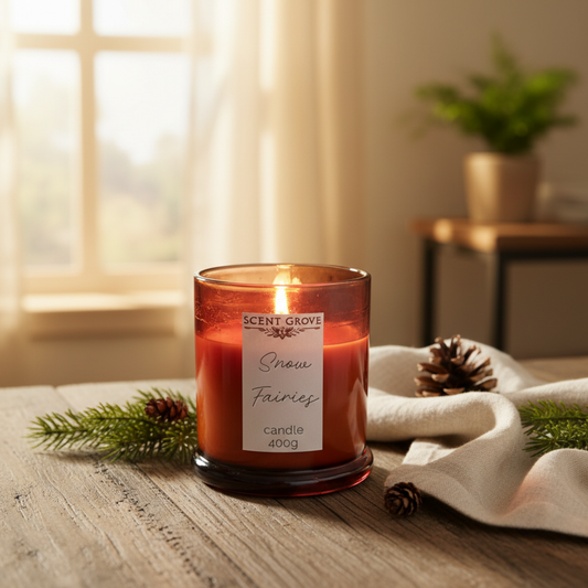 Snow Fairies scented Wood Wick Soy Candle