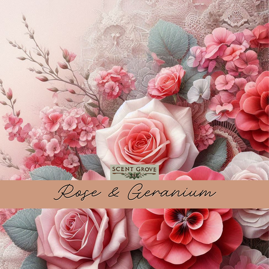 Rose & Geranium soy wax melt