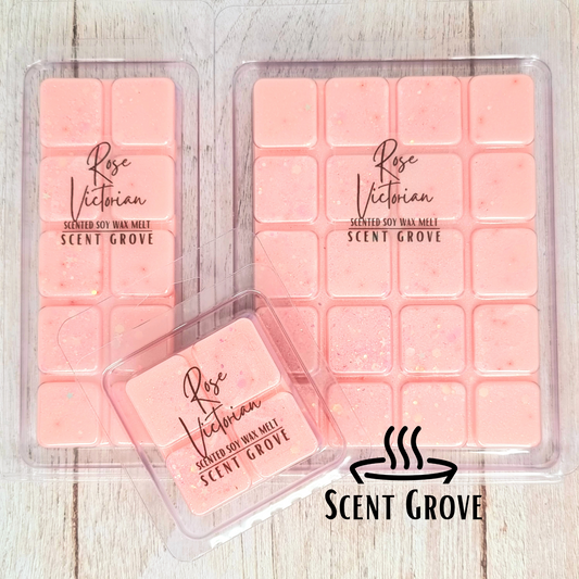 Rose Victorian scented soy wax melt