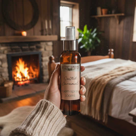 Salted Caramel Scented Air Freshener Spray multi purpose for car, home, room