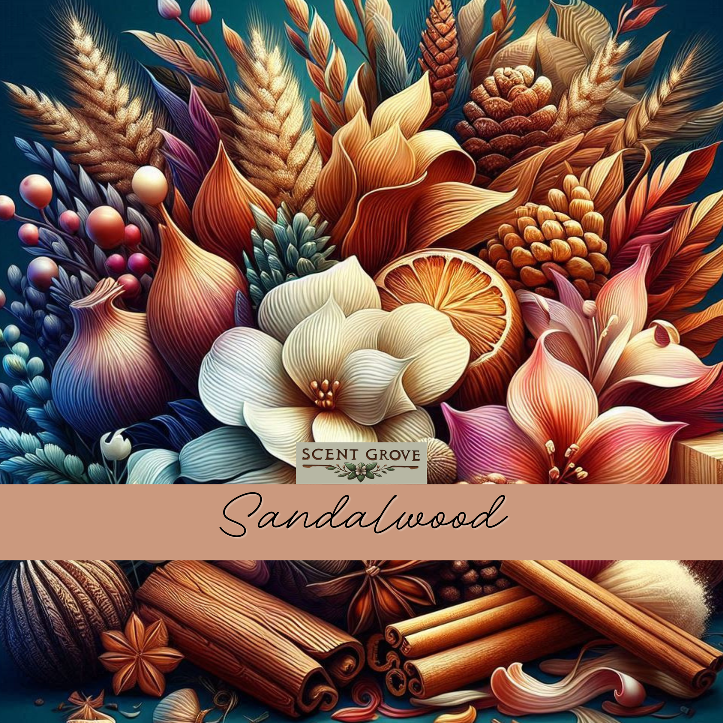 Sandalwood Scented Reed Diffuser 200ml