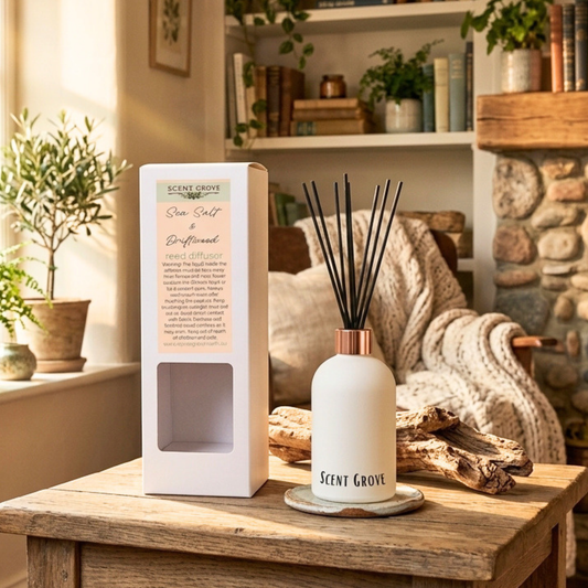 Sea Salt & Driftwood Scented Reed Diffuser 200ml