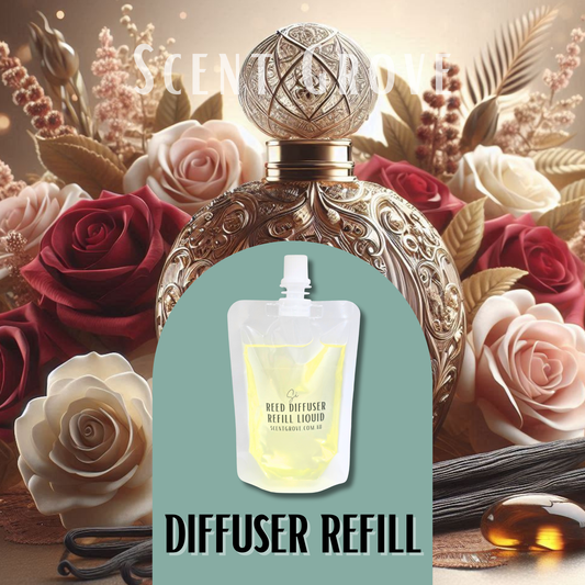 Si Scented Diffuser Liquid Refill 100ml Clear Pouch