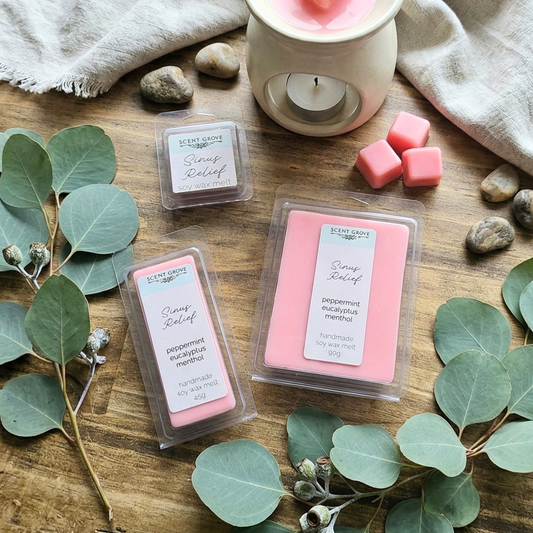 Sinus Relief scented soy wax melt