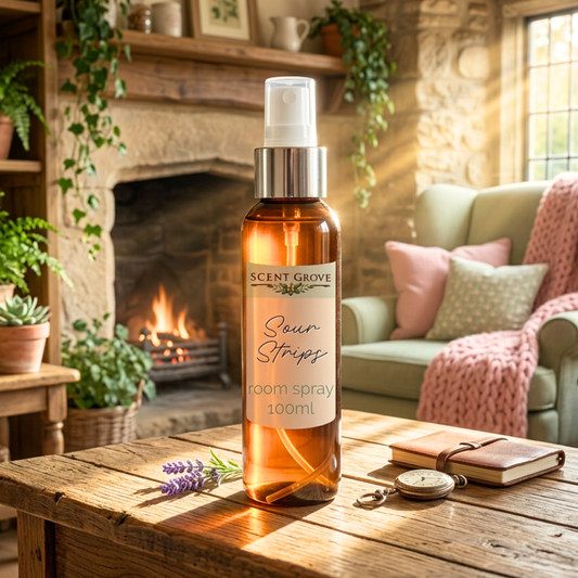 Sour Strips Scented Air Freshener Spray multi purpose for car, home, room