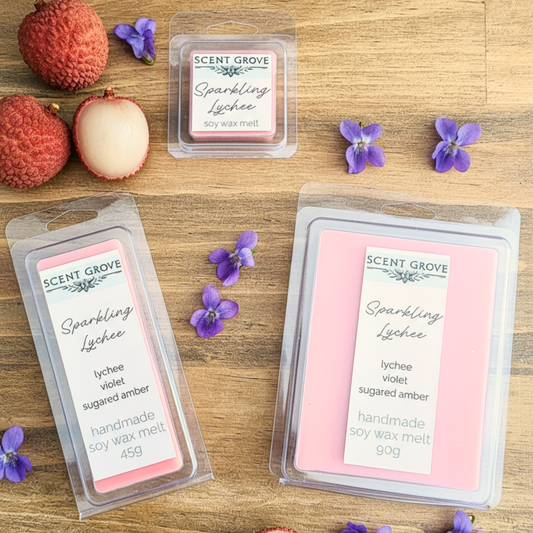 Kayali Sparkling Lychee soy wax melt