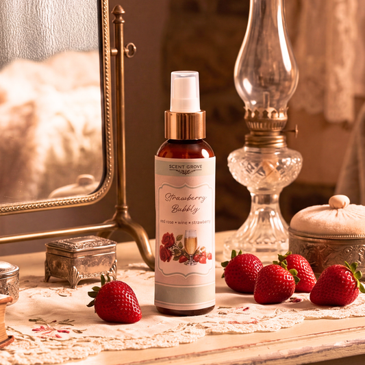 Strawberry Bubbly scented body mist spray 100ml