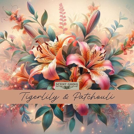 Tigerlily & Patchouli Scented Air Freshener Spray multi purpose for car, home, room