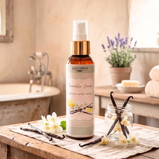 Vanilla Bean scented body mist spray 100ml