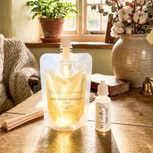 Vanilla Caramel Scented Diffuser Refill Liquid