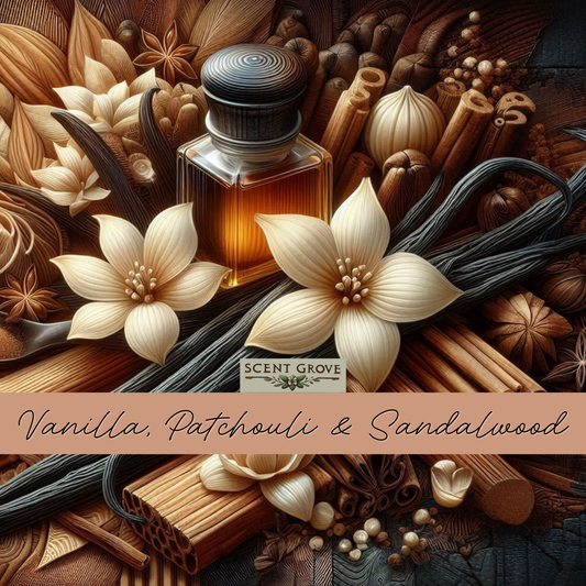 Vanilla, Patchouli & Sandalwood Scented Diffuser Refill Liquid