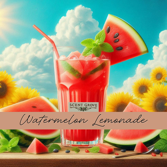 Watermelon Lemonade scented Wood Wick Soy Candle