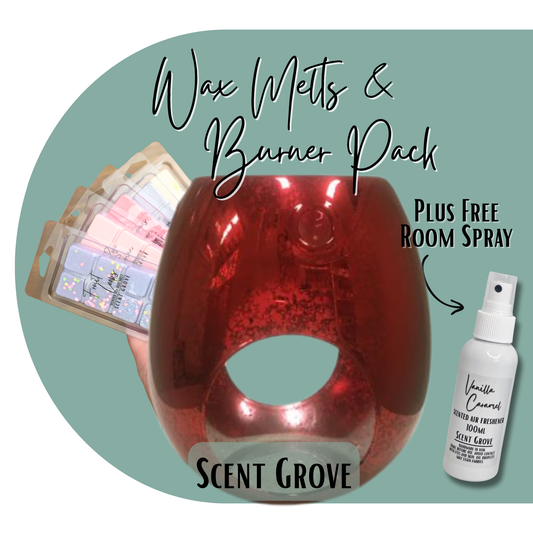 Wax Melts & Burner Pack - Red
