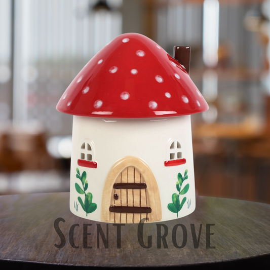 Mushroom House Wax Burner