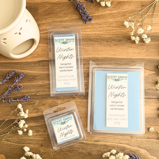 Winter Nights scented soy wax melt