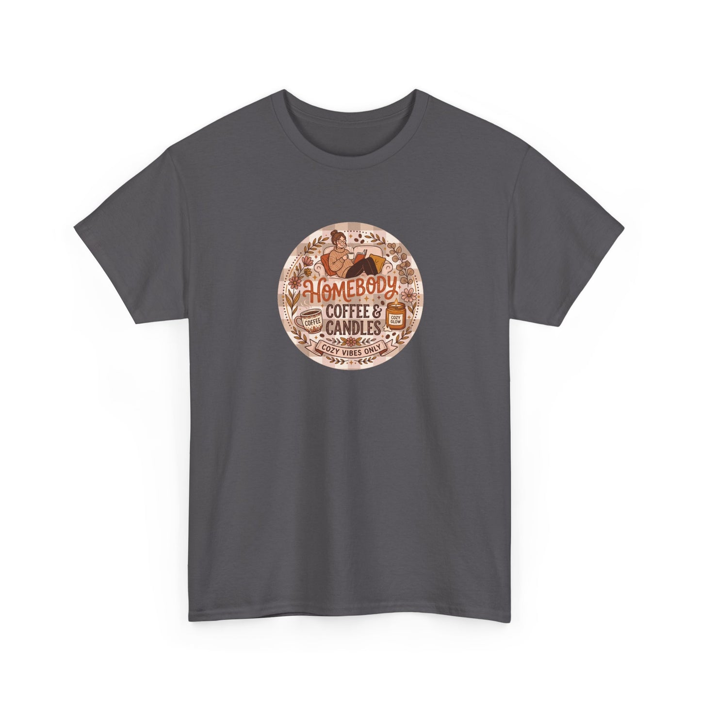 Homebody Coffee & Candles Graphic T-Shirt