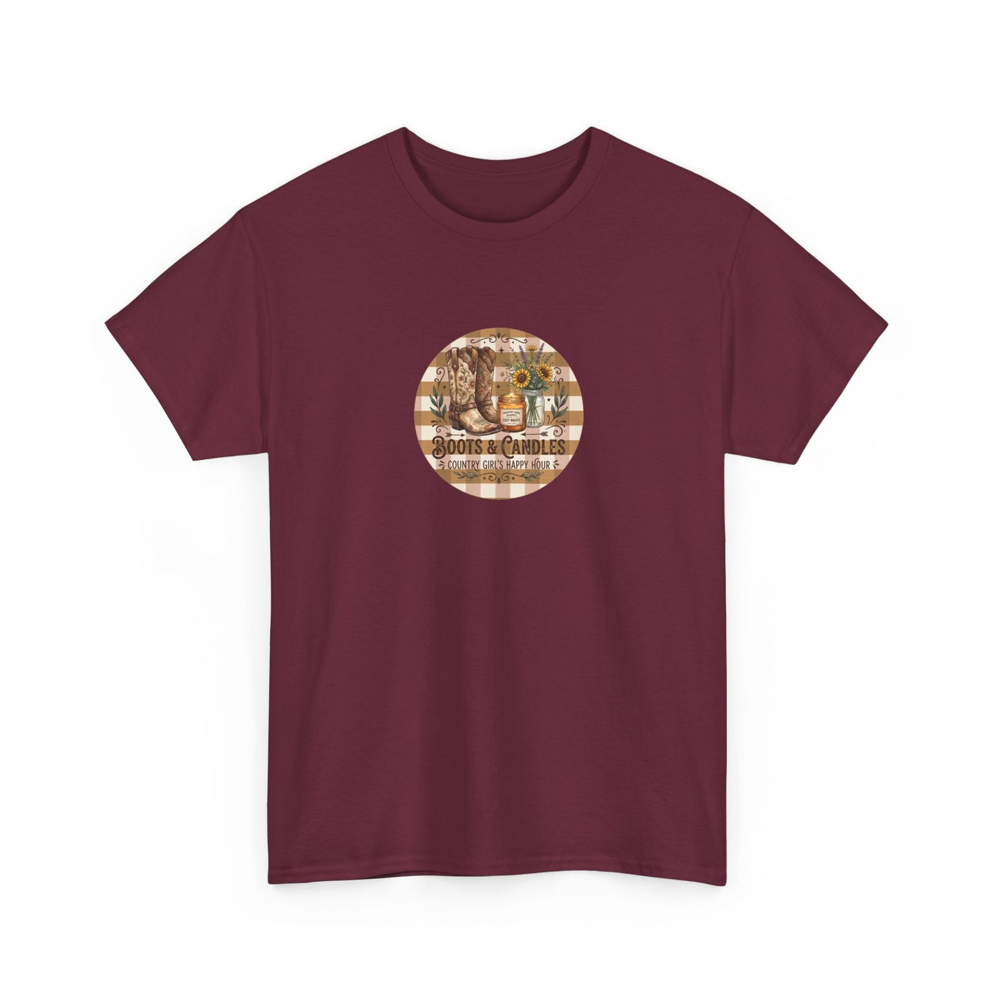 Boots and Candles Country Girl’s Happy Hour T-Shirt