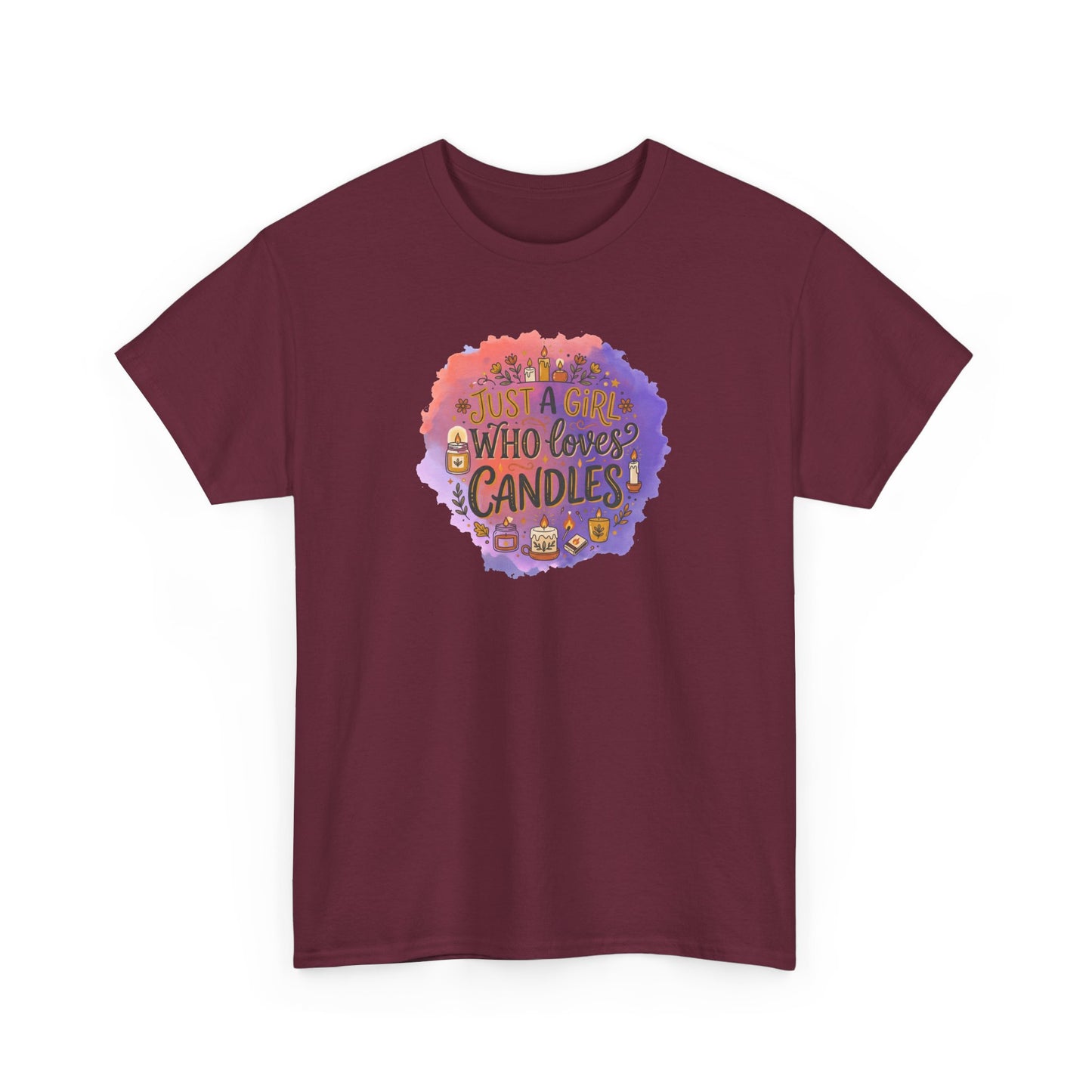 Just a Girl Who Loves Candles Graphic T-Shirt