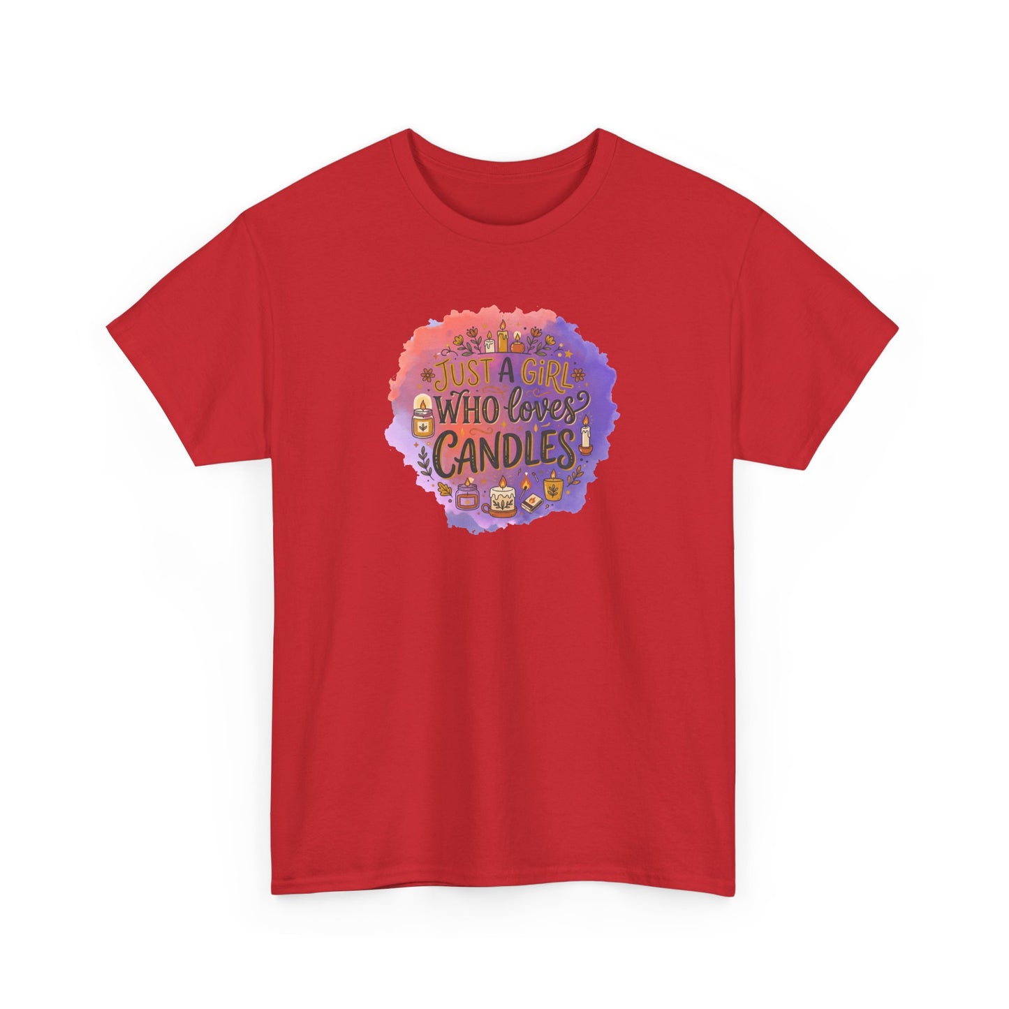 Just a Girl Who Loves Candles Graphic T-Shirt