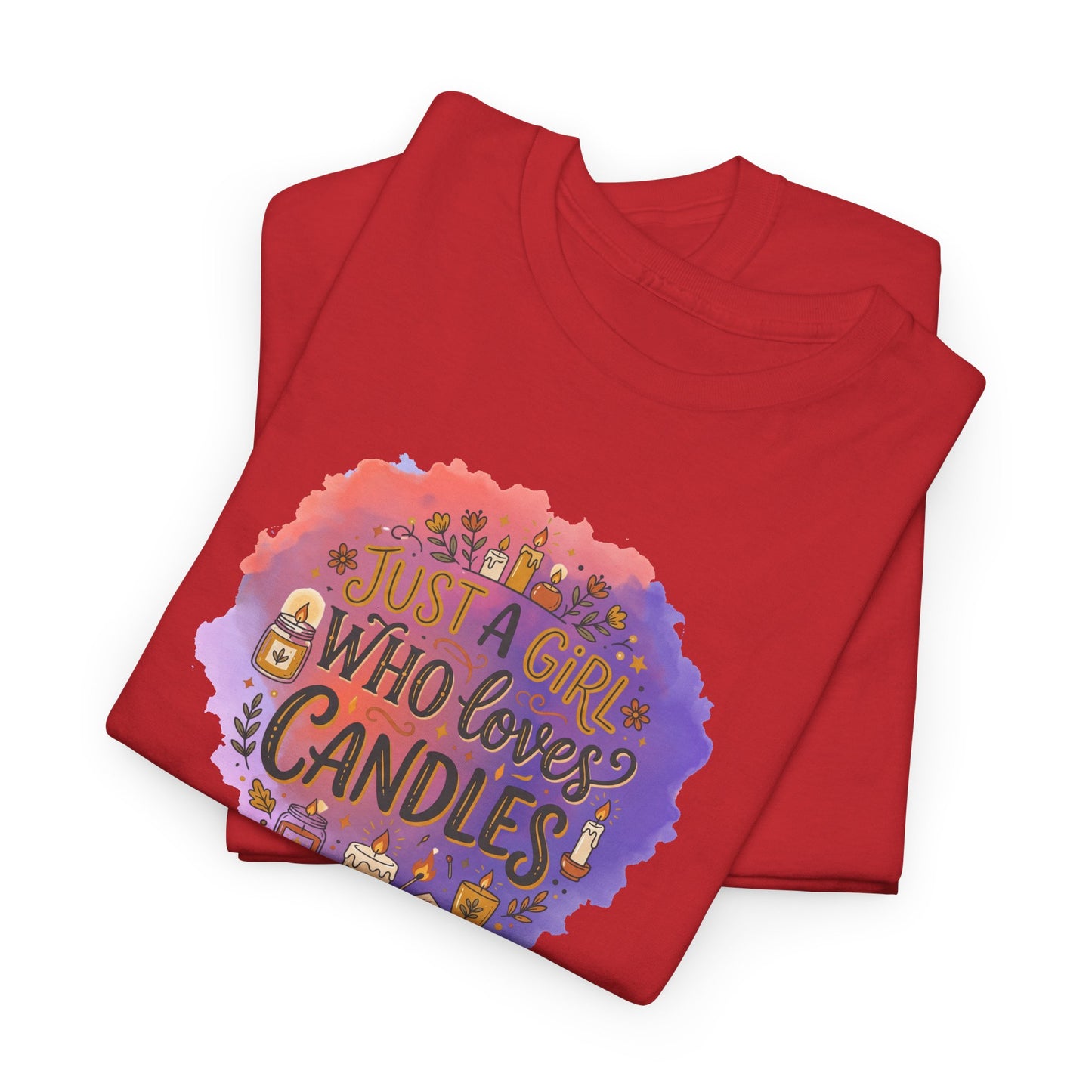 Just a Girl Who Loves Candles Graphic T-Shirt
