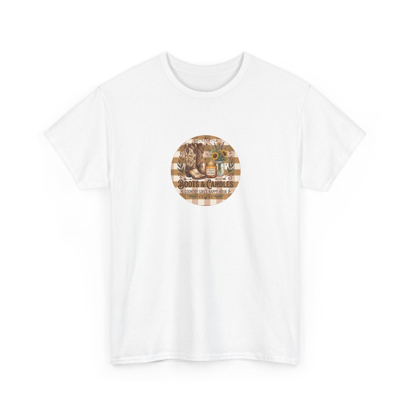 Boots and Candles Country Girl’s Happy Hour T-Shirt