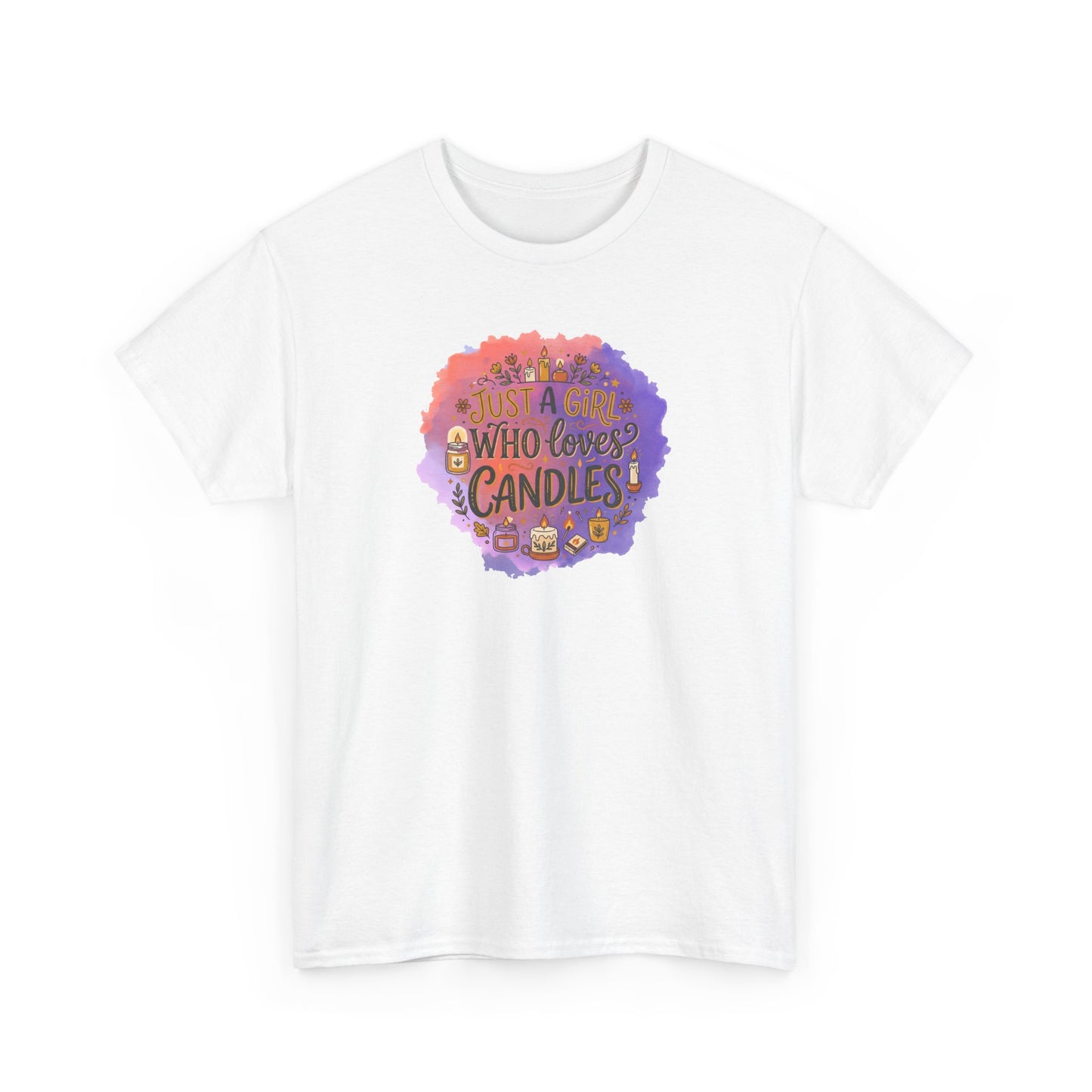 Just a Girl Who Loves Candles Graphic T-Shirt