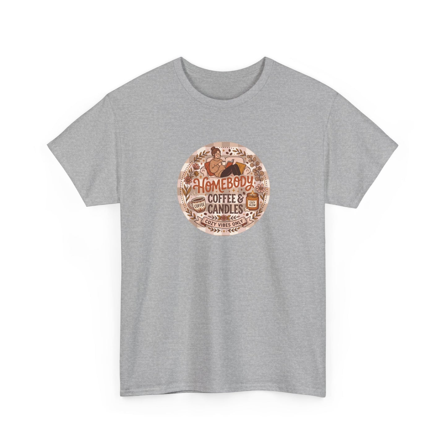 Homebody Coffee & Candles Graphic T-Shirt