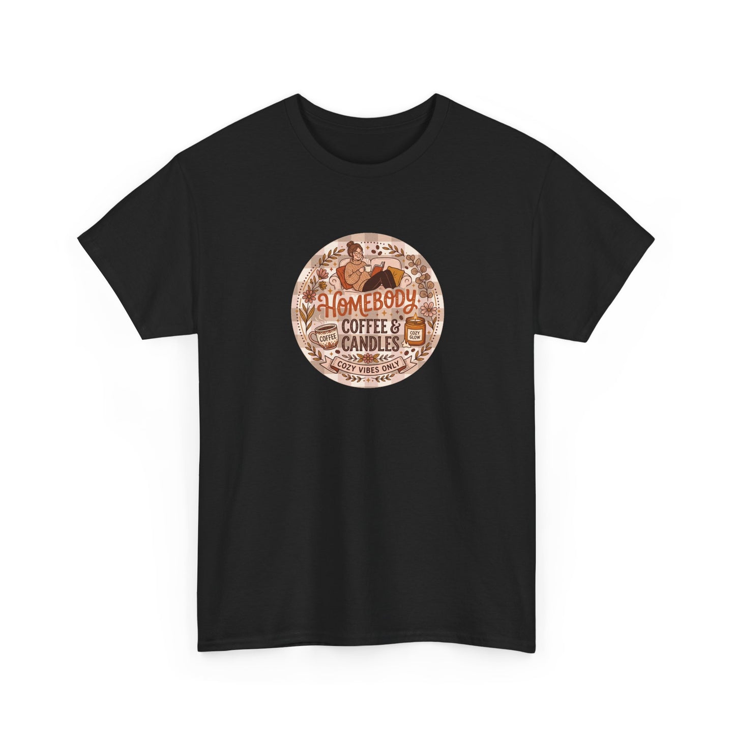 Homebody Coffee & Candles Graphic T-Shirt