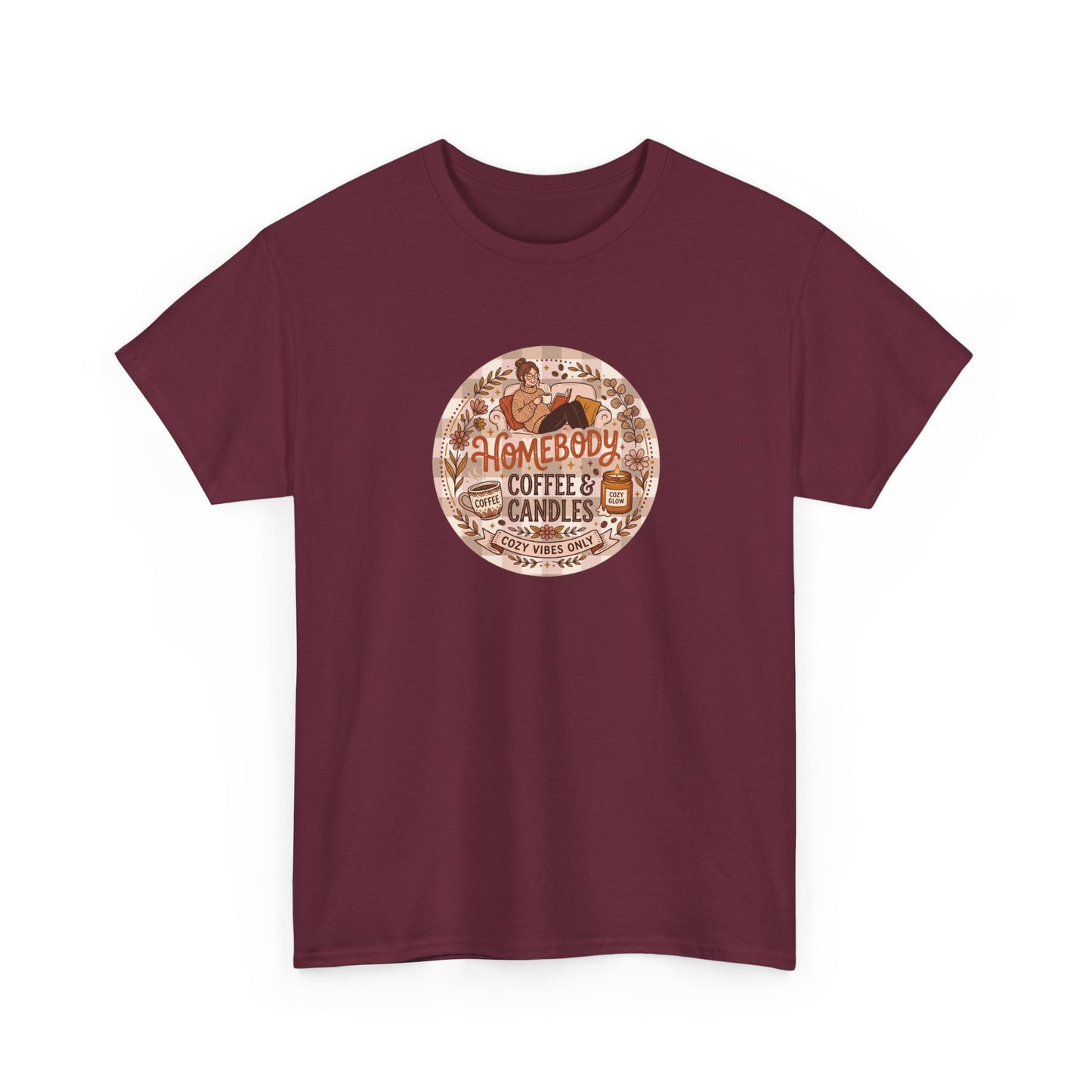 Homebody Coffee & Candles Graphic T-Shirt