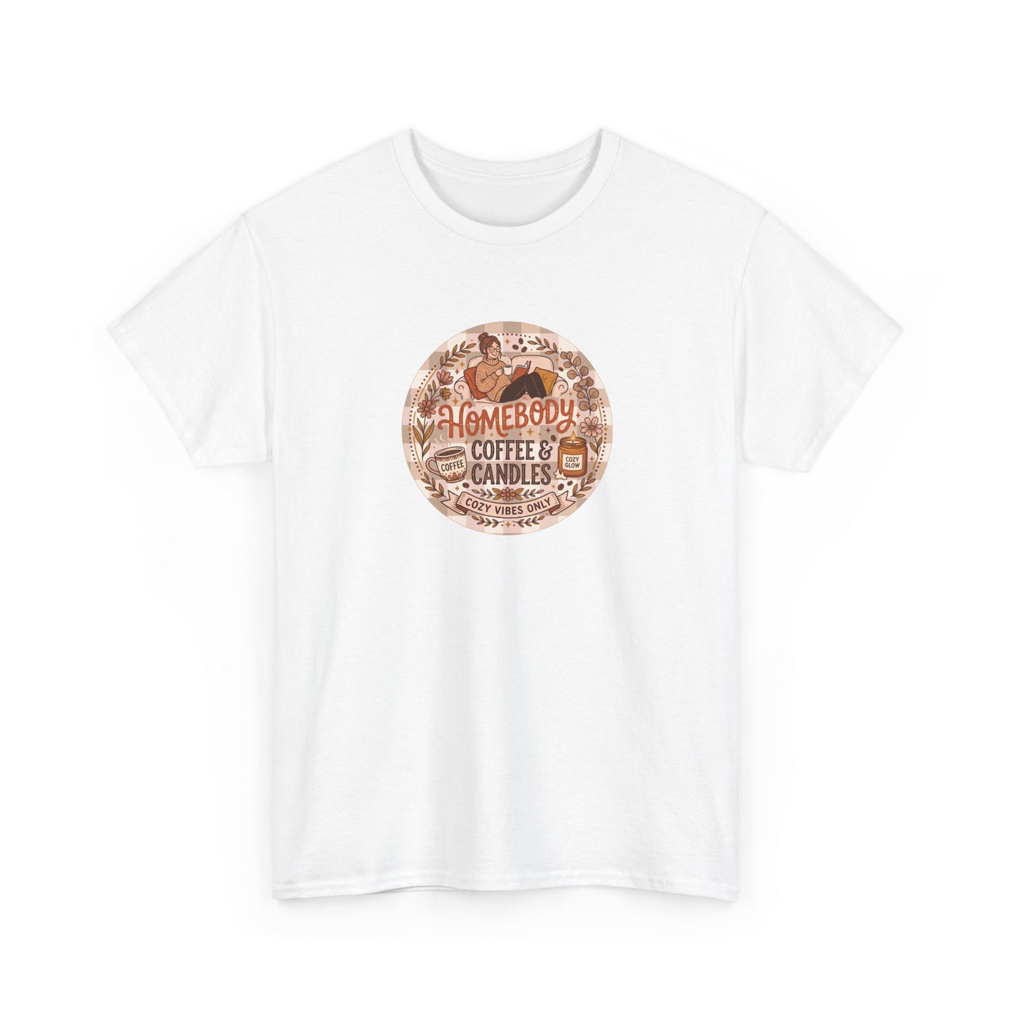 Homebody Coffee & Candles Graphic T-Shirt