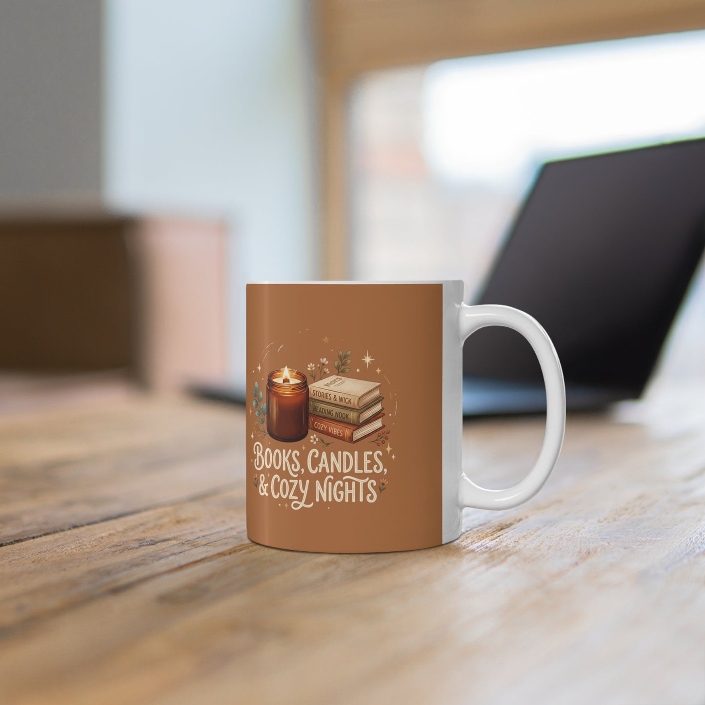 Books, Candles & Cozy Nights Coffee Mug
