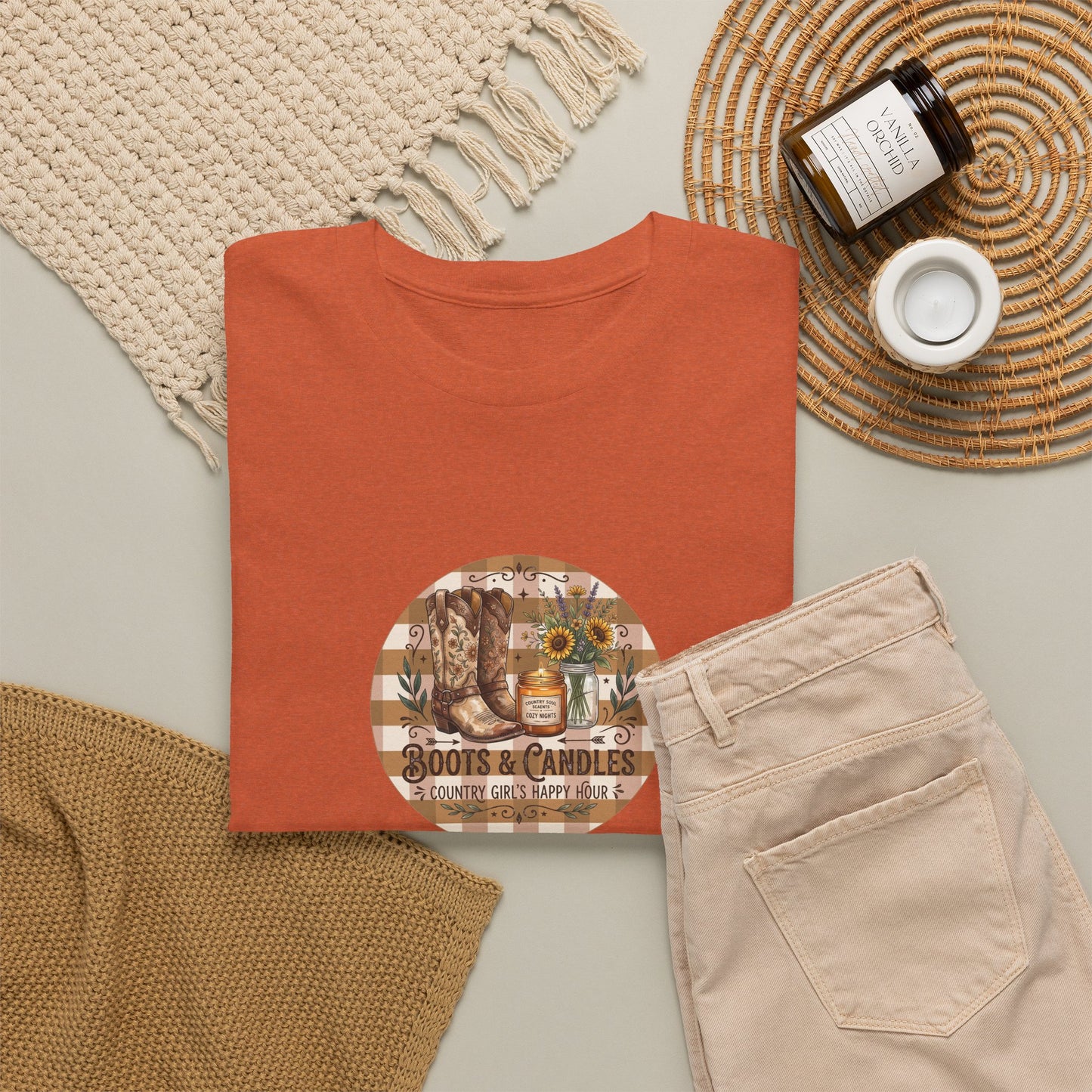 Boots and Candles Country Girl’s Happy Hour T-Shirt