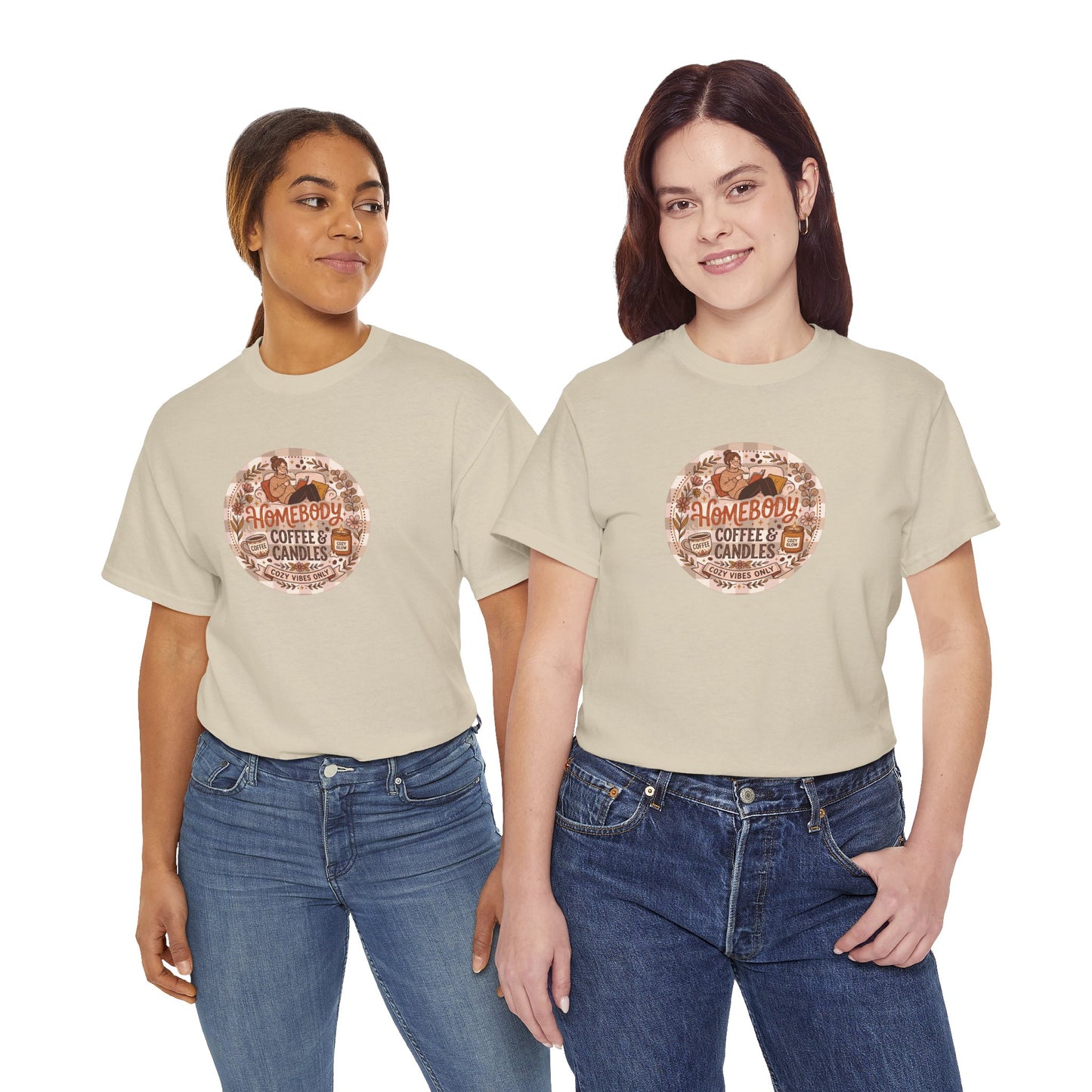 Homebody Coffee & Candles Graphic T-Shirt