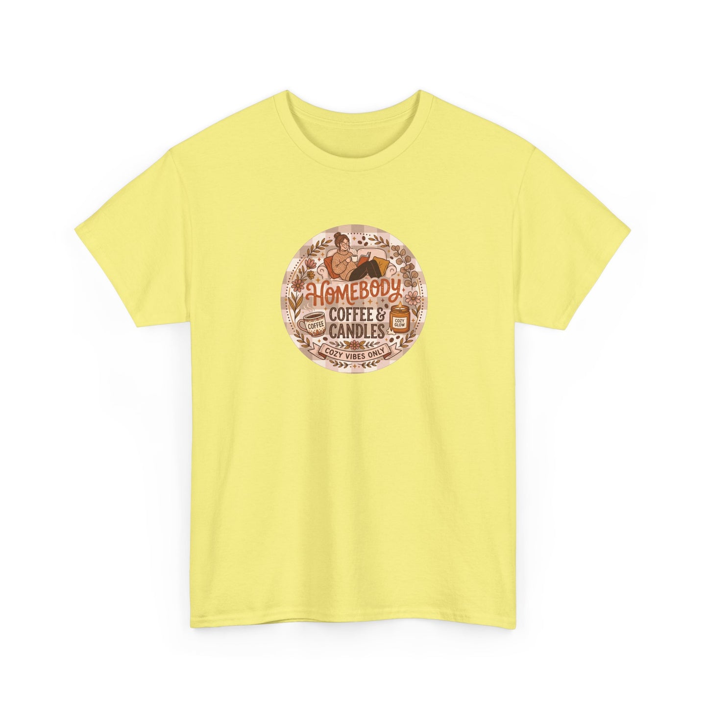 Homebody Coffee & Candles Graphic T-Shirt