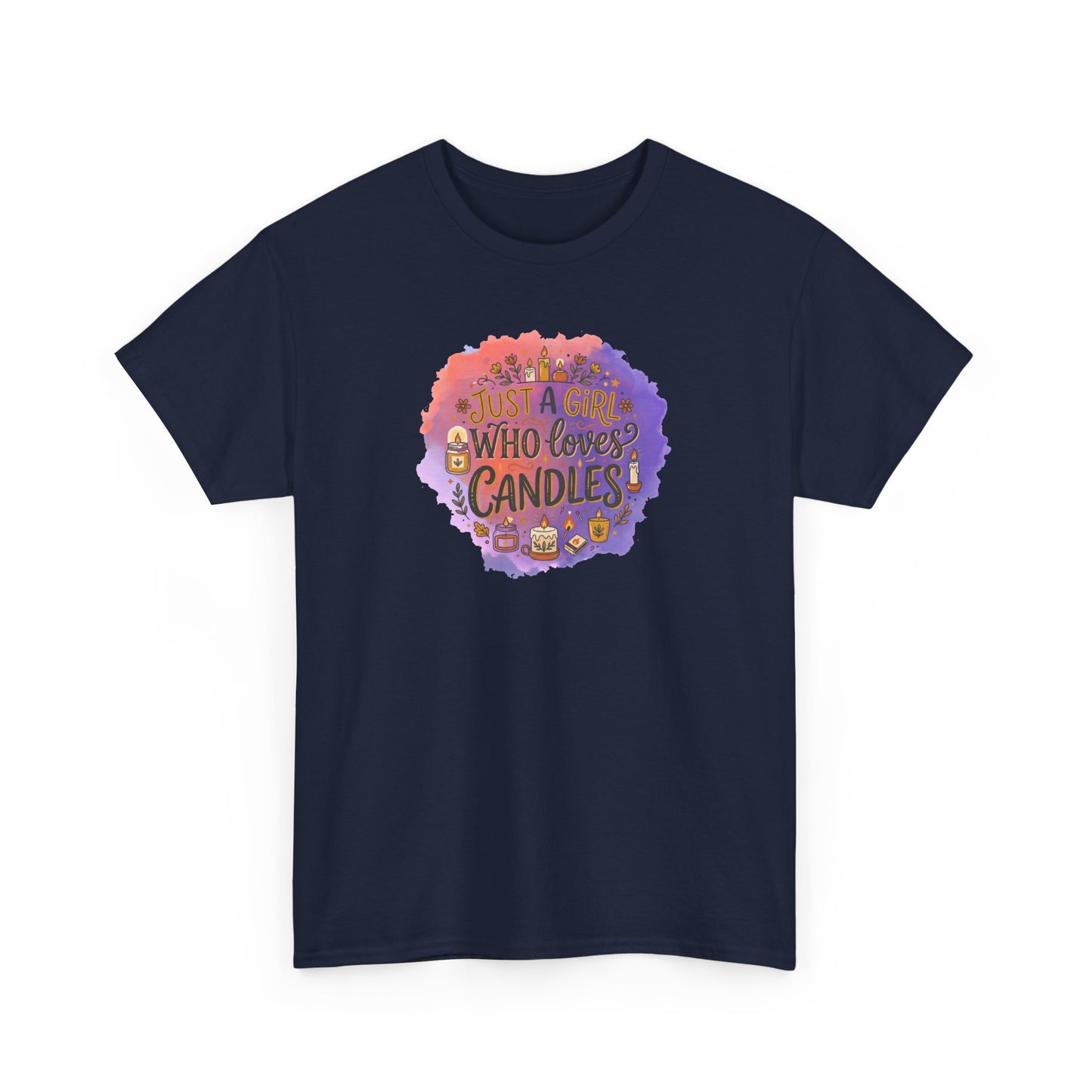 Just a Girl Who Loves Candles Graphic T-Shirt