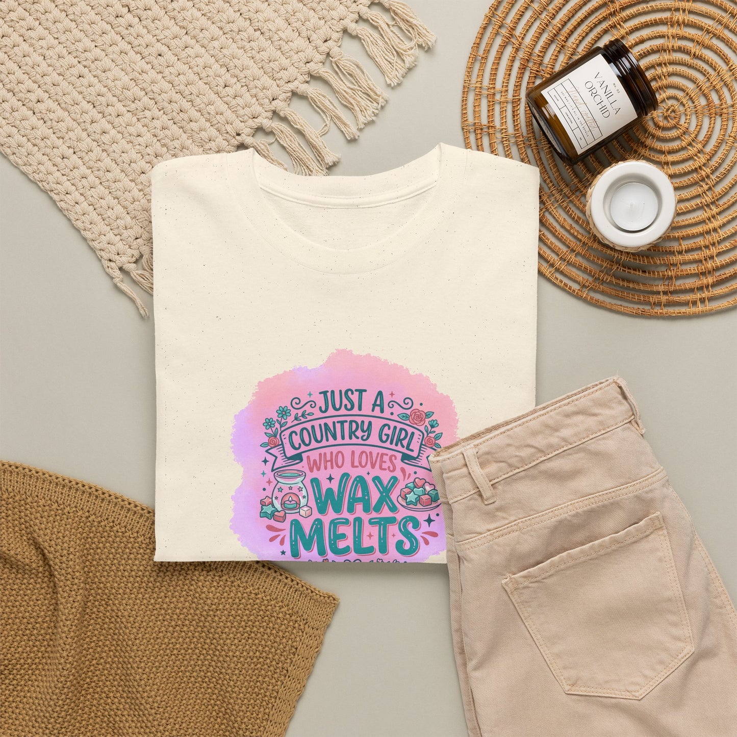 Just a Country Girl Who Loves Wax Melts Graphic T-Shirt