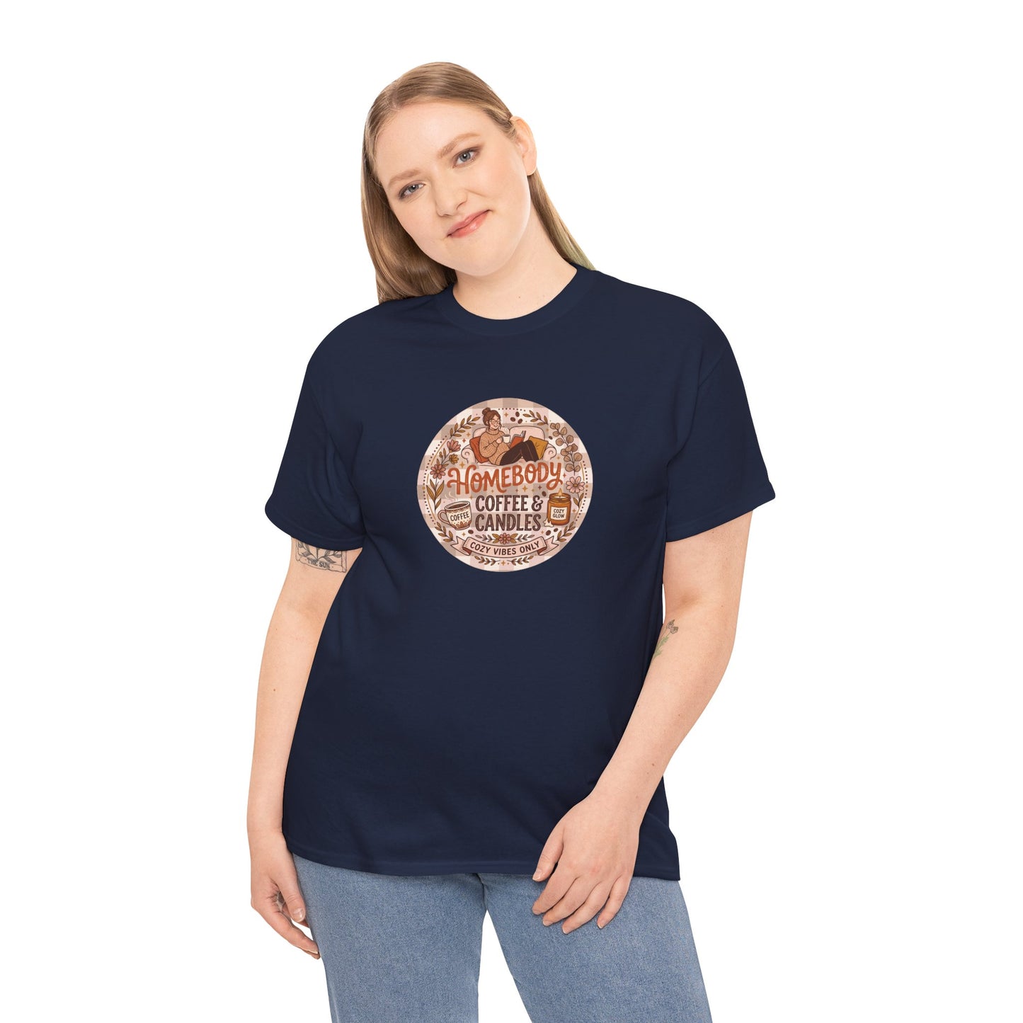 Homebody Coffee & Candles Graphic T-Shirt