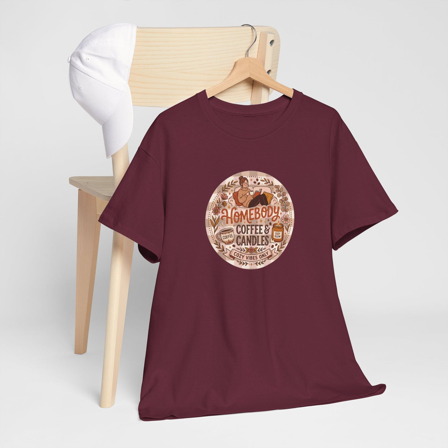 Homebody Coffee & Candles Graphic T-Shirt